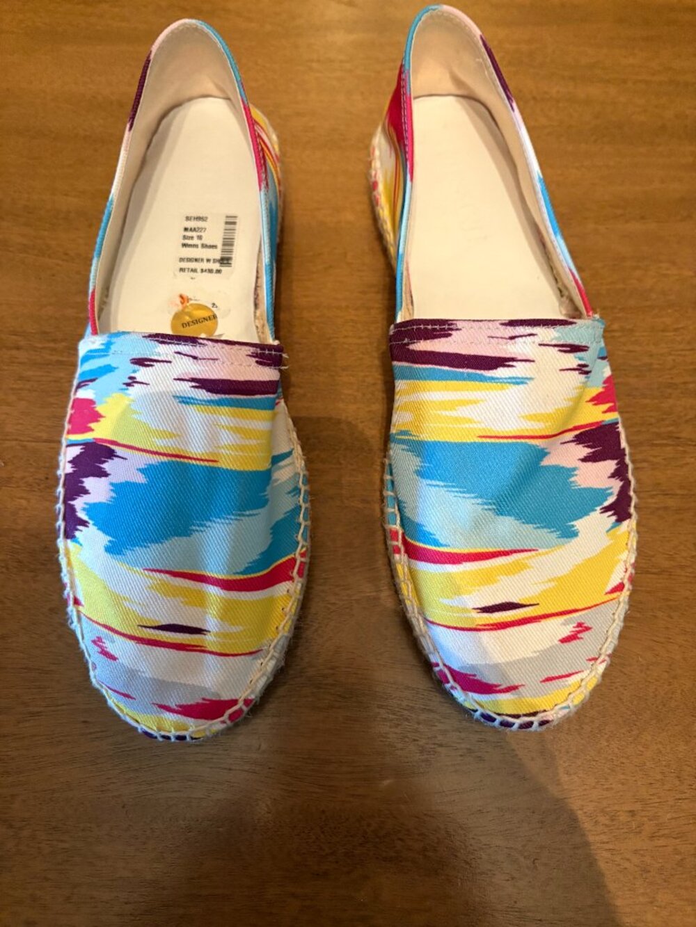 NWT (Other) Missoni Canvas Striped Espadrilles. Size 10